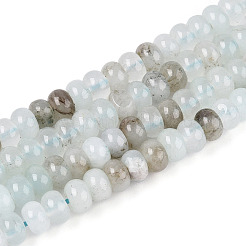 Окрашенные природные белый нефрит бисер пряди&nbsp;G-T139-59A-14