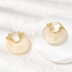 Серьги-кольца из латуни&nbsp;EJEW-P333-11C-G01