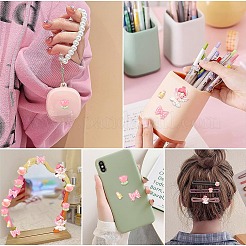 50шт 5 стиля непрозрачные кабошоны из смолы&nbsp;CRES-YW0002-67