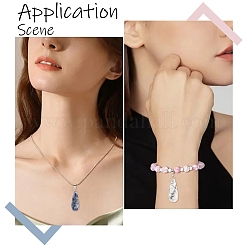 16шт 8 стиля подвески из натуральных и синтетических смешанных драгоценных камней&nbsp;G-YW0002-35