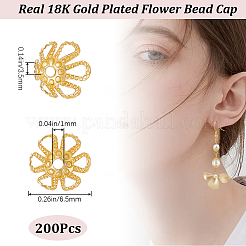 200 шт латунные крышки шарика KK-BBC0012-40