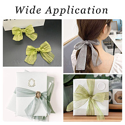 10 ярд двухцветной полиэстеровой ленты с морщинами OCOR-TA0001-95