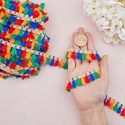 Полиэфирная лента с кисточками OCOR-WH0047-30