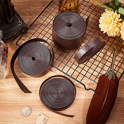 Мягкий плоский шнур из искусственной кожи&nbsp;LC-WH0006-02A-02