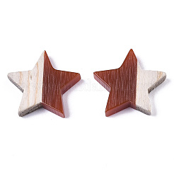 Кабошоны из смолы и дерева&nbsp;RESI-R425-02F