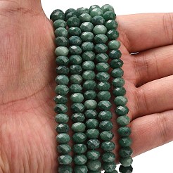 Естественный зеленый авантюрин бисер нитей&nbsp;G-Z111-A04-02