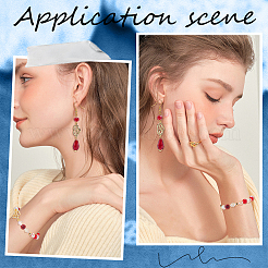 5шт латунь микро паве прозрачный кубический цирконий коннектор подвески&nbsp;KK-CN0002-87