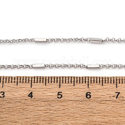 Латунные кубические звенья цепи роло ожерелья MAK-L045-02P