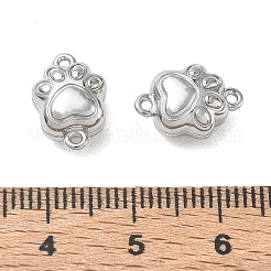 304ステンレススチール製マグネット留め具  足跡  ステンレス鋼色  足跡  13x9x6.5mm  穴：1.1mm&nbsp;SA-CBAA284-03A-P