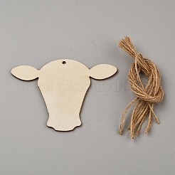 Pendentifs en bois&nbsp;WOOD-WH20002-08B
