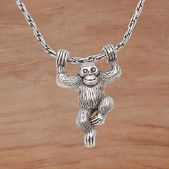 Collane vintage con ciondolo a forma di animale in lega&nbsp;WG707AD-01