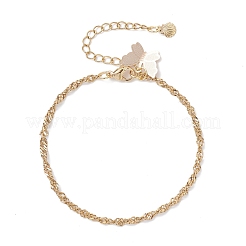 6 set di braccialetti a catena in acciaio inossidabile 304 con tema oceano e 6 stili con ciondoli per donna&nbsp;BJEW-JB12448