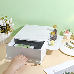 Organizer aus Kohlenstoffstahl für Kaffeemaschinen mit Schublade für Kaffeepads&nbsp;AJEW-WH0696-589