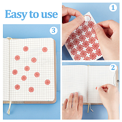 Круглые точечные декоративные наклейки из ПВХ&nbsp;DIY-WH0423-007