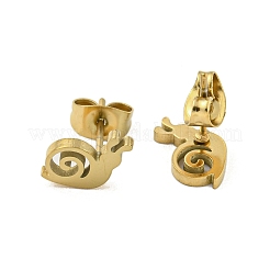 Boucles d'oreilles à tige en acier inoxydable 304&nbsp;EJEW-G384-01D