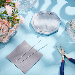 4 шт. круглая трубка из стерлингового серебра STER-BC0001-69