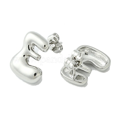 Ohrringe aus Messing mit Rack-Beschichtung&nbsp;EJEW-S222-01P-E