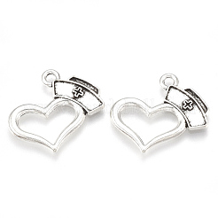 Supports de pendentif d'émail en alliage de style tibétain&nbsp;TIBE-S314-28AS-LF