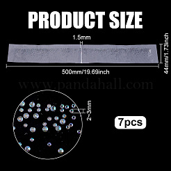 7 шт. стеклянный стразы для горячей фиксации&nbsp;DIY-FG0001-42B