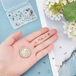 60 шт. 5-х стилевые наконечники из нержавеющей стали 304 с ионным покрытием (IP) STAS-UN0028-36