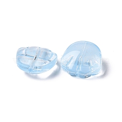 Perles de verre peintes par pulvérisation transparent&nbsp;GLAA-I050-12E