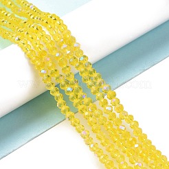 FilI di perline in vetro placcato&nbsp;LS-EGLA-A034-T1mm-L02