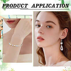 60шт. 2-х цветная латунная рамка для бусин KK-SC0004-66