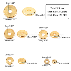 Spacer бисер латунные&nbsp;KK-PH0001-40