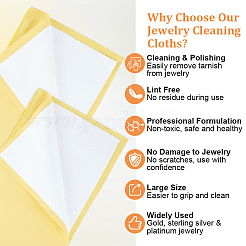 2шт 2 стиля 4 слоя салфетки для полировки серебра&nbsp;TOOL-BBC0001-04C