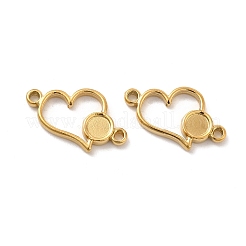 Ионное покрытие (IP) 304 нержавеющая сталь кабошон коннектор настройки&nbsp;STAS-B032-11G