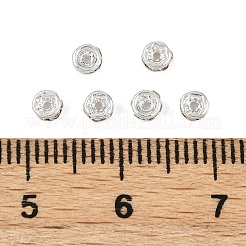 Стойка покрытие рондель латунь класс а кристалл стразы разделительные бусины RB-D300-S