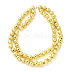 Гальванические нити синтетических магнитных гематитовых бусин&nbsp;G-L613-F01-01C