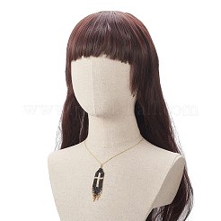 Ожерелья из бисера с крестом и кисточками&nbsp;NJEW-MZ00011-01