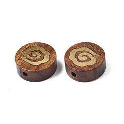 Perline di legno naturale non tinte&nbsp;WOOD-N013-023