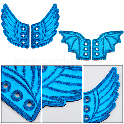 2 пара 2 стилей тканевых подвесок для обуви&nbsp;FIND-GF0006-81C