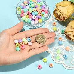 208pcs perles européennes acryliques&nbsp;OHAR-FS0001-02A