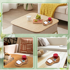 1 шт. деревянные сервировочные подносы&nbsp;AJEW-GF0012-47A