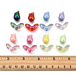 48 шт. 2 стиля акриловых бусин с УФ-покрытием SACR-FS0001-37