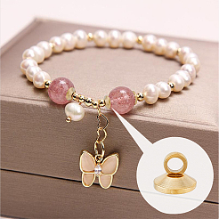 50 шт. латунные колпачки для бусин KK-HY0003-03