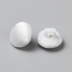 Пуговицы с 1 отверстием из шелка и пластика FIND-WH0431-33