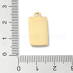 Подвески из нержавеющей стали 304 со стразами STAS-L022-448G