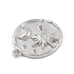 Латунные микро проложить кубического циркония подвески&nbsp;LS-KK-D283-32P-02