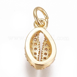 Латунные микро проложить кубического циркония подвески ZIRC-E145-80G