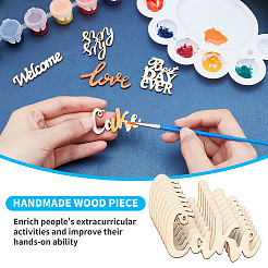 Кабошоны из натурального дерева WOOD-NB0001-58