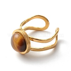 Кольцо-манжета с натуральными и синтетическими драгоценными камнями RJEW-JR00366