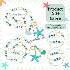 Акриловые бисерные цепочки для вязания рядов HJEW-NB00168