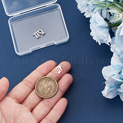 2 шт. 2 стиля 925 подвески из стерлингового серебра STER-PH0002-71B