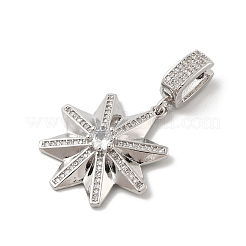 Латунные микро проложить кубического циркония подвески&nbsp;KK-U047-10P