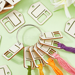 2 мешок досок для намотки деревянных ниток AJEW-GF0011-68F