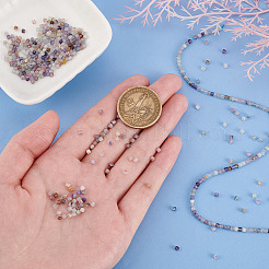 3 нити натуральных флюоритовых бусин нити G-OC0004-79